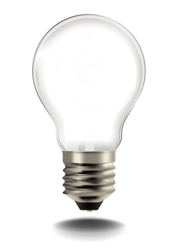 Bombilla eléctrica con logo de Eléctricas García